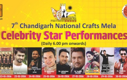 Celebrity Star Performances – 7th Chandigarh National Crafts Mela at Kalagram, Chandigarh.