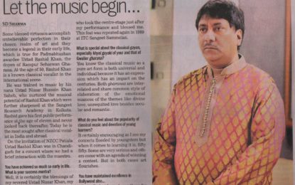 Press Clipping – The Tribune – 02.11.2016 – Ustad Rashid Khan