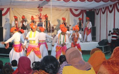 Outreach program at Village Chittaipur Varanasi during Rashtriya Sanskriti Mahotsav 2016