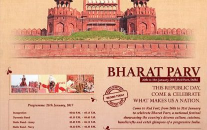 Programme schedule of ‘Bharat Parv’ to be inaugurated today i.e 26th January, 2017