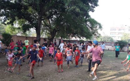 Children Performing Bhangra during Summer Workshops organised by NZCC