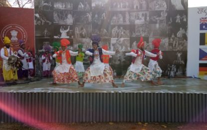 Punjabi Folk Singing and Dance presentations by the artists of NZCC during ‘8th Theatre Olympics’ on 12/03/2018 at National School of Drama, New Delhi.