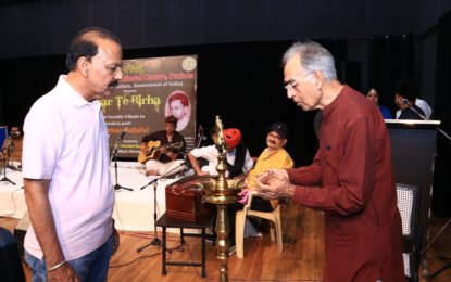 Glimpses of ‘Akhar Te Birha’- A musical tribute to legendery poet Shiv Kumar Batalvi organised by North Zone Cultural Centre, Patiala(Ministry of Culture, Govt. of India) at Mini Tagore theatre, Sector 18, Chandigarh today on May 11, 2018. Sh. Kamal Arora, Chairman, Chandigarh Sangeet Natak Akademy inaugurated the evening
