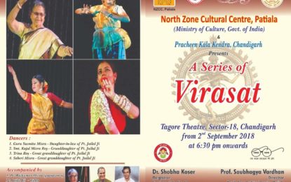 A Series of ‘Virasat’ to be organised by NZCC at Chandigarh.