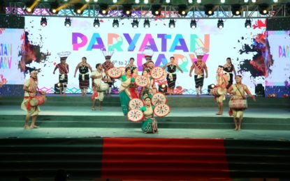 Day 9 of Paryatan Parv organised at Rajpath Lawns New Delhi