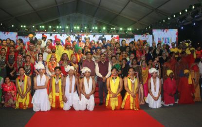 Closing Ceremony of Paryatan Parv organised at Rajpath Lawns, New Delhi