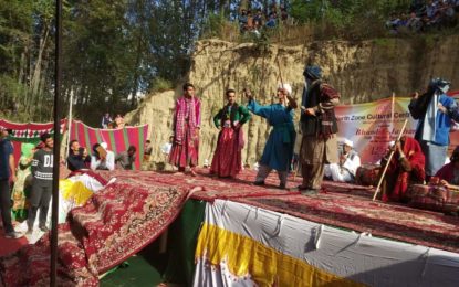 Inaugural day of Bhand-E-Jashan being organised by NZCC in Jammu and Kashmir.