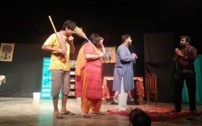 Khajoor Mein Atke play staged on 6/10/2018 at Bathinda