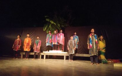 Play Pukar staged on 8/10/18 during 8th Natyam Theatre Festival at Bathinda.