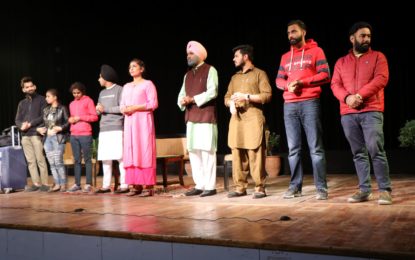 Inaugural Day of “5th Naurah Richards National Theatre Festival” being organised by NZCC at Patiala.