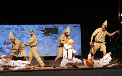 Play ‘JallianWala Bagh’ to celebrating of centenary commemoration of Jallianwala Bagh at Kalidasa Auditorium, Virsa Vihar Kendra, Patiala on April 11, 2019