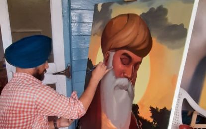 Painters’ & Sculptors’ Camp being by NZCC to commerate the 550th Birth Anniversary of Shri Guru Nanak Dev Ji at Chamba