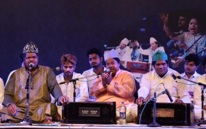 Concluding day of Qawali Festival organised by NZCC at Jaipur from September 12 to 14, 2019.